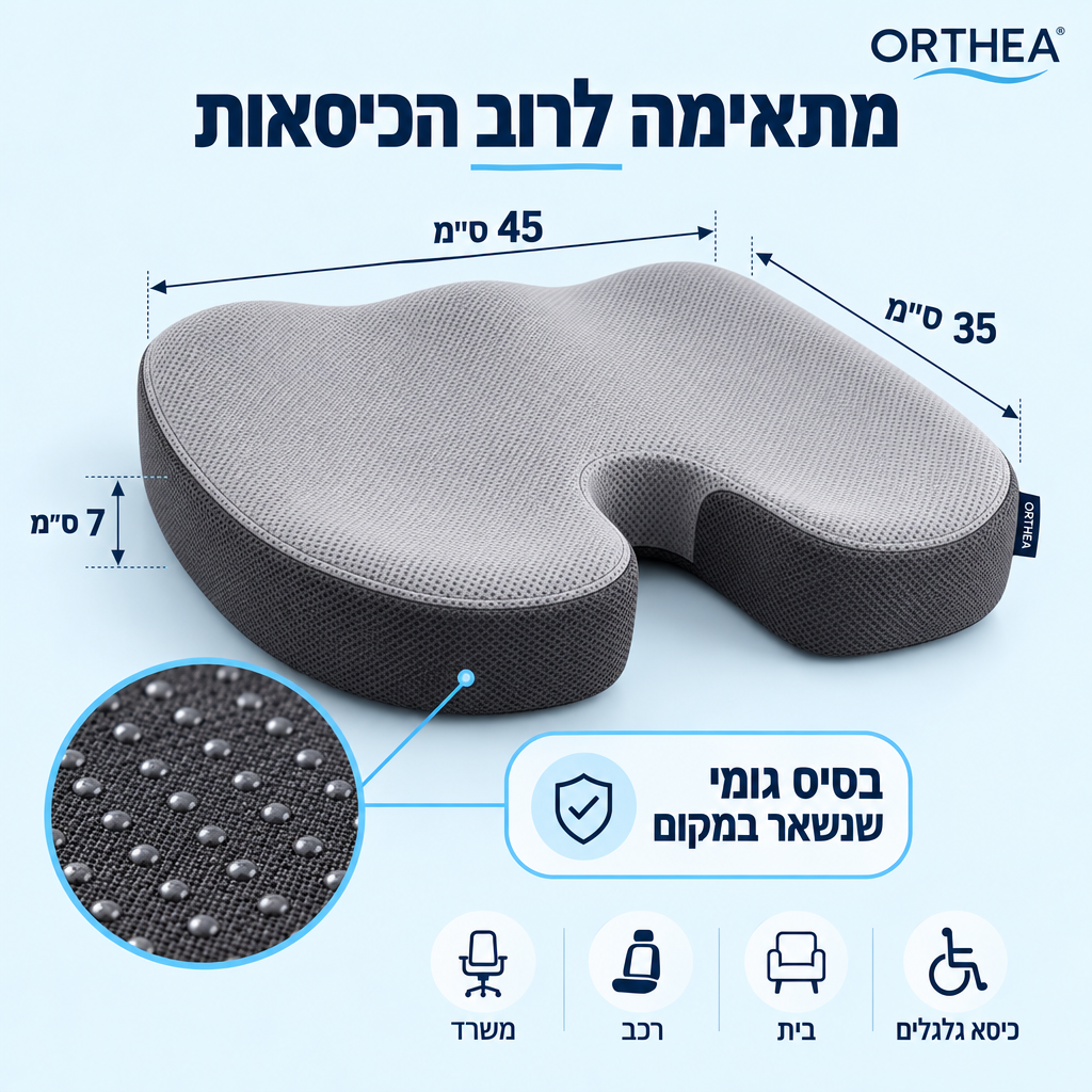 כרית ישיבה  מבית ORTHEA™